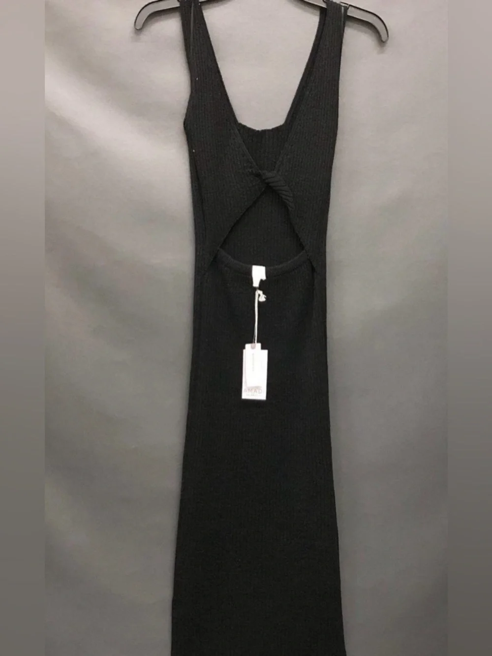 Anthropologie Sleeveless Knit Bodycon Dress - Black - Picture 2 of 5